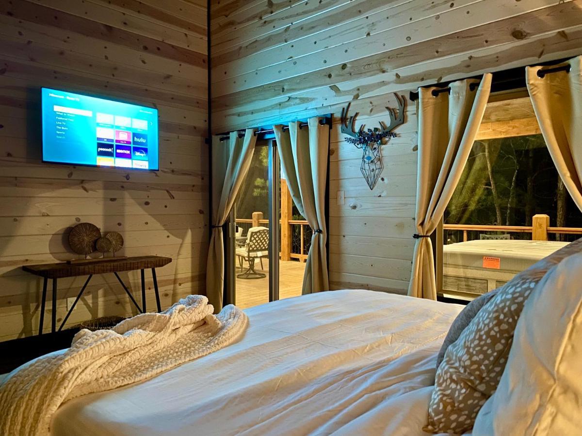 New Luxury Cabin, Hot Tub, Forest Views,Hotel Style Amenities Broken Bow Exteriör bild